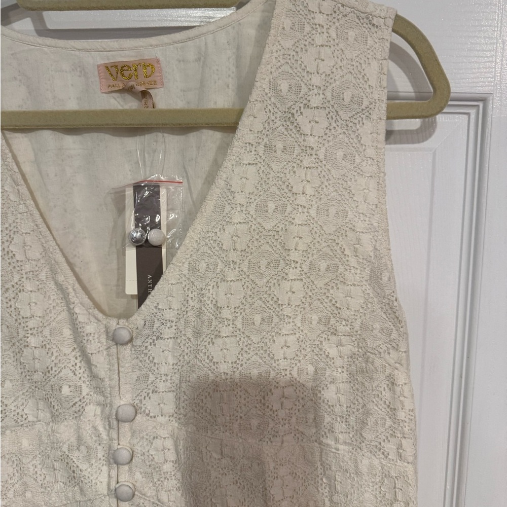 Anthropologie Verb by Pallas Singhee Sleeveless V-neck Maxi Dress - Picture 5 of 16